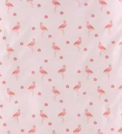 Nørgaard Madsens Sengetøj - Voksen - Rosa m. Flamingo/Blomster