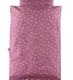 Nørgaard Madsens Sengetøj - Baby - Mauve m. Sommerfugle