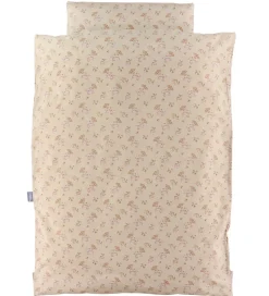 Nørgaard Madsens Sengetøj - Voksen - Beige m. Blomster