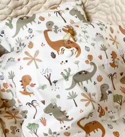 Nørgaard Madsens Sengetøj - Junior - Beige m. Dino