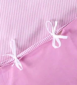 Nørgaard Madsens Sengetøj - Junior - Hvid m. Pink Striber