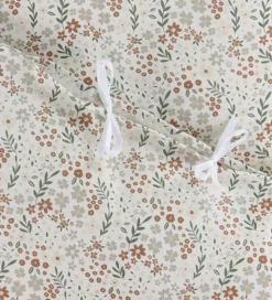Nørgaard Madsens Sengetøj - Junior - Off White m. Beige og Brune