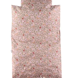 Nørgaard Madsens Sengetøj - Voksen - Rosa m. Bambi/Blomster