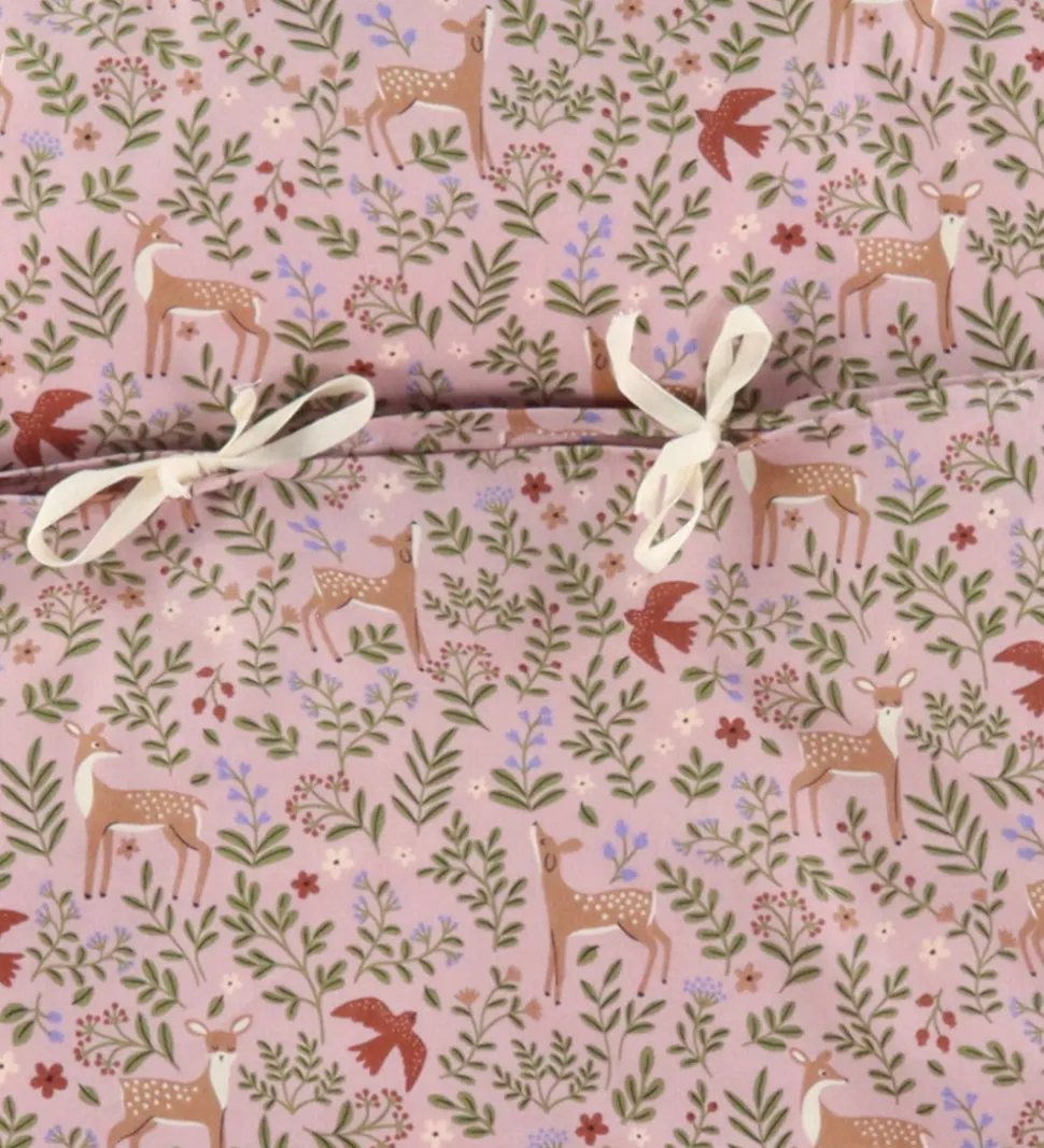 Nørgaard Madsens Sengetøj - Voksen - Rosa m. Bambi/Blomster