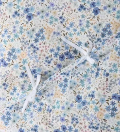 Nørgaard Madsens Sengetøj - Voksen - Hvid m. Blå Blomster
