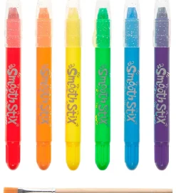 Ooly Farvekridt - Vandfarver - Smooth Stix - 6 stk