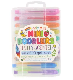 Ooly Kuglepenne - 20 stk - Gel - Mini Doodlers - Multifarvet