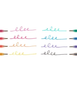 Ooly Kuglepenne m. Glimmer - 8 Stk - Radiant Glitter Gel Pens
