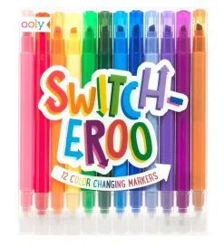 Ooly Tuscher m. Farveskift - Switch-Eroo - 12 stk.