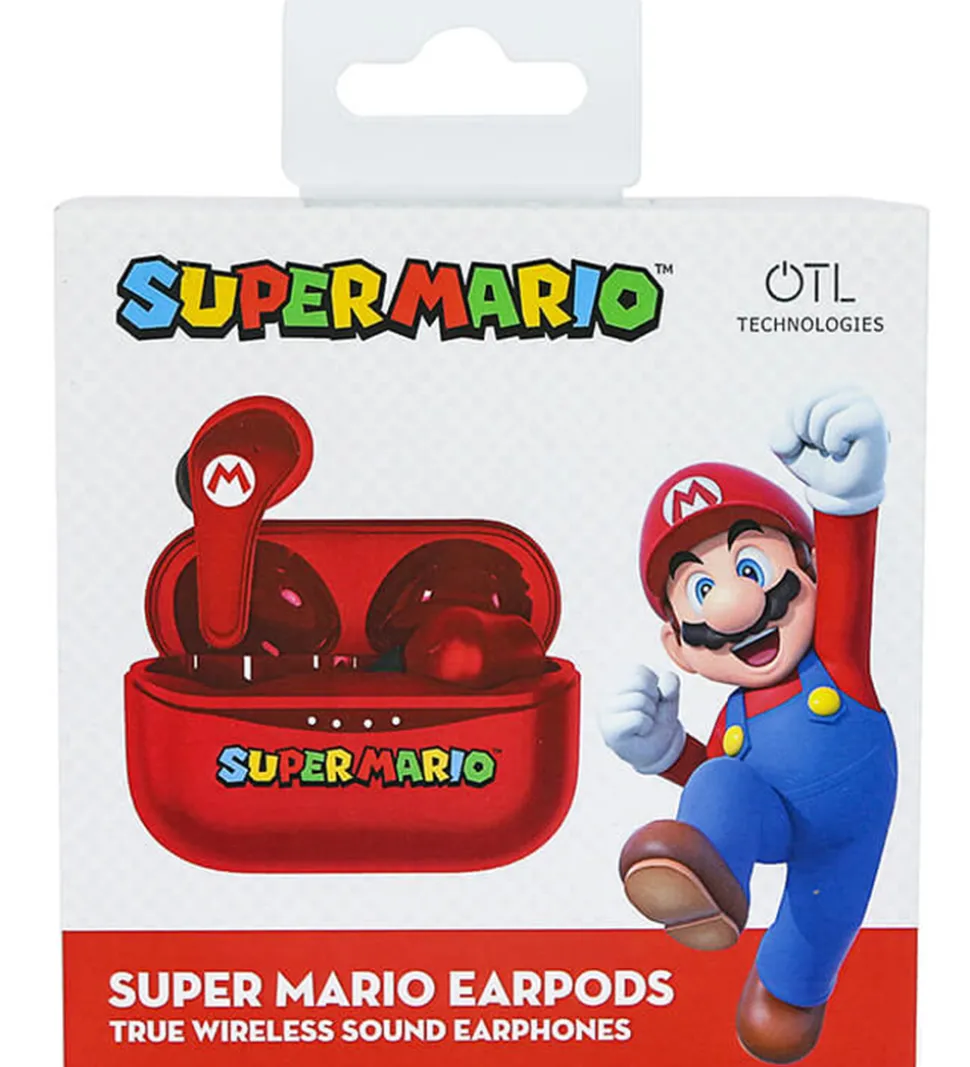 OTL Høretelefoner - Super Mario - TWS - In-Ear - Rød