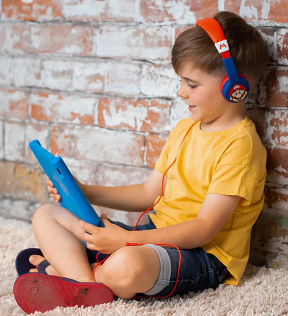 OTL Høretelefoner - Super Mario - Junior On-Ear - Mario - Rød/Bl