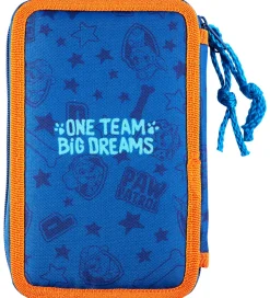 Paw Patrol Penalhus - Double Decker m. Indhold - Blå/Orange