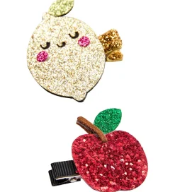 Petit by Sofie Schnoor Hårspænder - 2-pak - 4,5x4 cm - Mix Glitt