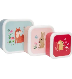 Petit Monkey Madkasse - 3-pak - Woodland Stone Blue