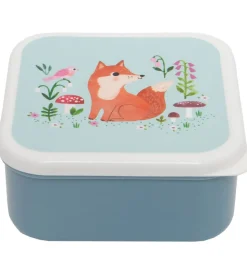 Petit Monkey Madkasse - 3-pak - Woodland Stone Blue