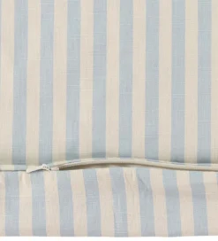 Pine Cone Sengetøj - Baby - Blue Blossom Stripe