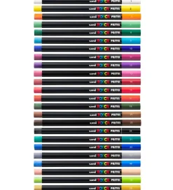 Posca Fedtfarver - 24 stk. - Multifarvet