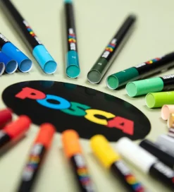 Posca Fedtfarver - 24 stk. - Multifarvet