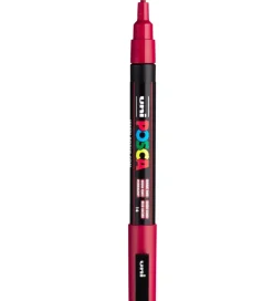 Posca Tusch - PC-3M - Mørkerød