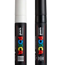 Posca Tuscher - PC-17K - 2 stk. - Sort/Hvid