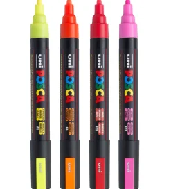 Posca Tuscher - PC-5M - 4 stk. - Neon