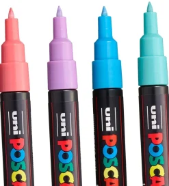 Posca Tuscher - PC-1M - 8 stk. - Afdæmpede Farver
