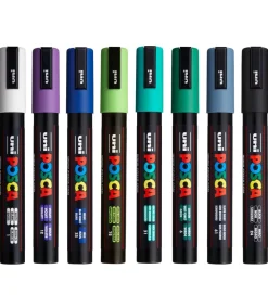 Posca Tuscher - PC-5M - 8 stk. - Kolde Farver