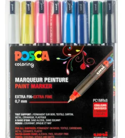 Posca Tuscher - PC-1MR - 8 stk. - Multifarvet