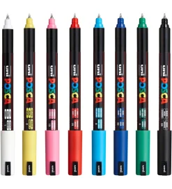 Posca Tuscher - PC-1MR - 8 stk. - Multifarvet