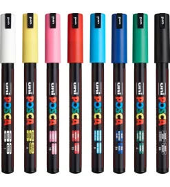 Posca Tuscher - PC-1MR - 8 stk. - Multifarvet