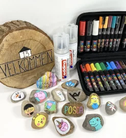 Posca Tuscher m. Kuffert - 24 stk. - Multifarvet