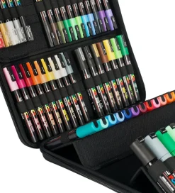 Posca Tuscher m. Kuffert - 60 stk. - Multifarvet