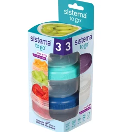 Sistema Beholdere - 3-pak - Mini Bites - 130 ml - Multi