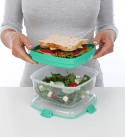 Sistema Madkasse - Salad & Sandwich - 1,63 L - Minty Teal