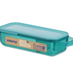 Sistema Madkasse - Slide And Snack - 445 ml - Grøn