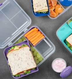 Sistema Madkasse m. Beholder - Bento Cube - 1,25 l - Turkis