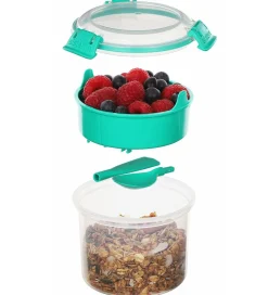 Sistema Madkasse m. Bestik - Breakfast To Go - 530 ml - Mørkeblå