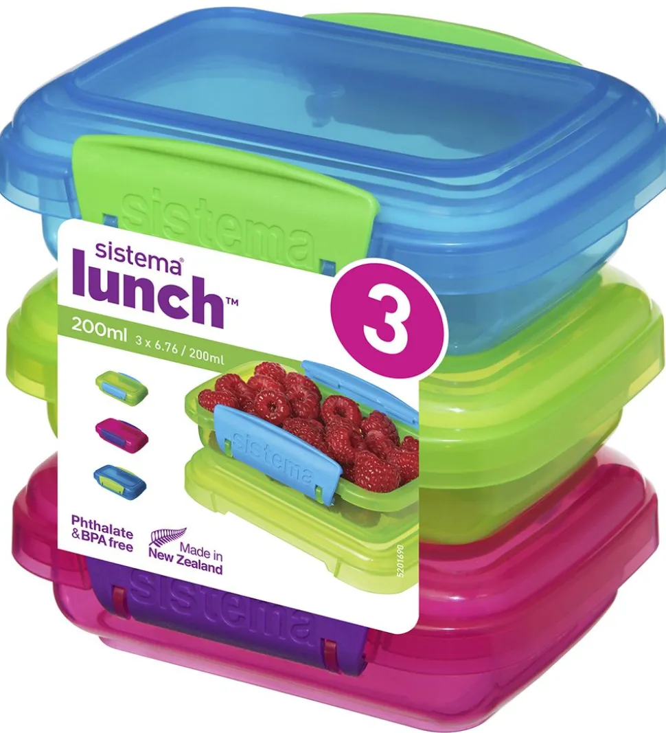 Sistema Madkasser - Lunch Packs - 3-pak - 200 ml - Multi