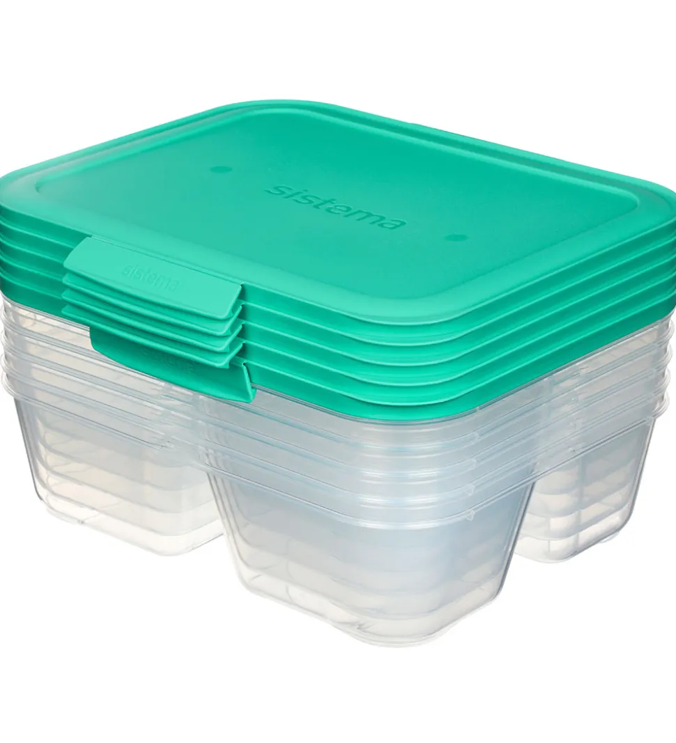 Sistema Opbevaringsbokse - 5-pak - Nest It - 1,9 l - Turkis