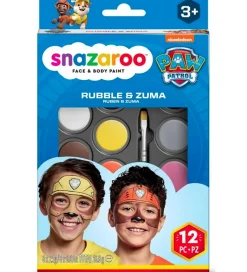 Snazaroo Ansigtsmaling - 8 Farver - Paw Patrol Rubble & Zuma