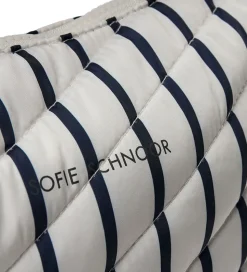 Sofie Schnoor Skuldertaske - Off White/Navy Striped