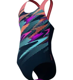 Speedo Badedragt - Digi Placemement Splashback - Sort m. Print