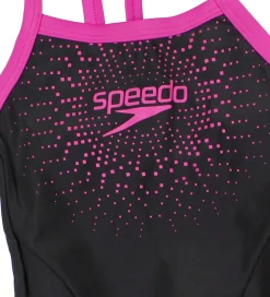 Speedo Badedragt - UV50+ - Sort m. Pink