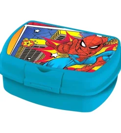 Spiderman Madkasse - Urban Sandwich Box - Blå/Rød