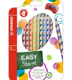 Stabilo Farveblyanter - EasyColors - Højre - 12 stk. - Multifarv