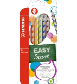 Stabilo Farveblyanter - EasyColors - Højre - 6 stk. - Multifarve