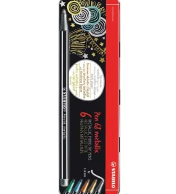 Stabilo Tuscher - Pen 68 - 6 stk. - Metallic m. Etui
