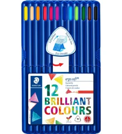 Staedtler Farveblyanter - Ergo Soft - 12 stk