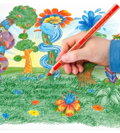 Staedtler Farveblyanter - Noris Super Jumbo - 10 stk m. Blyantsp