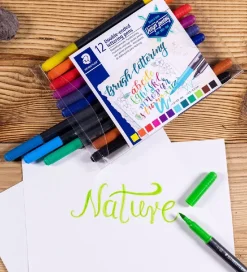 Staedtler Tuscher - 12 stk. - Dobbelt Lettering Pens